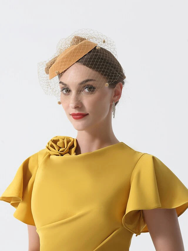 Wholesale Mother of the Bride Dress Elegant Cowl Neck Knee Length Stretch Satin Short Sleeve with Ruching