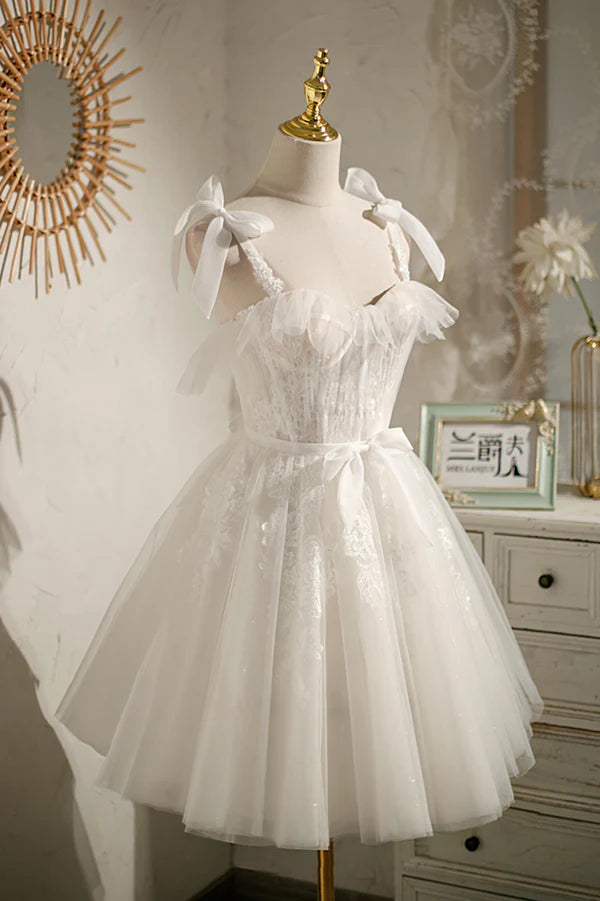 Wholesale Cute Lace Short Prom Dress A-Line Homecoming Party Dress