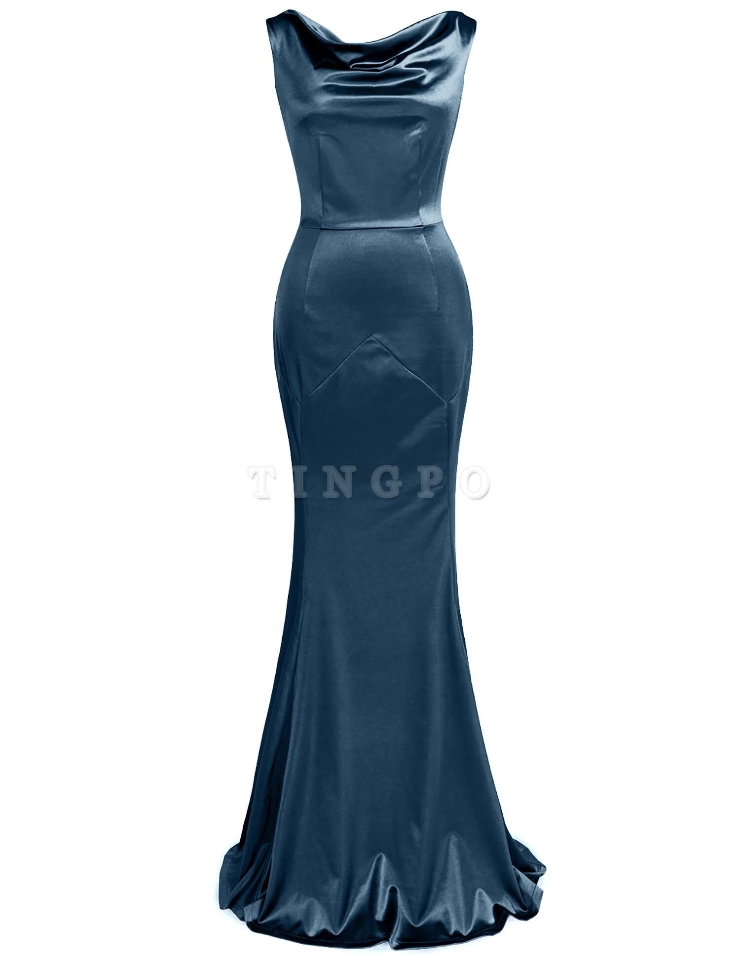 Wholesale Women's 30s Brief Elegant Mermaid Sleeveless Gowns Formal Evening Dress prom dresses shops
