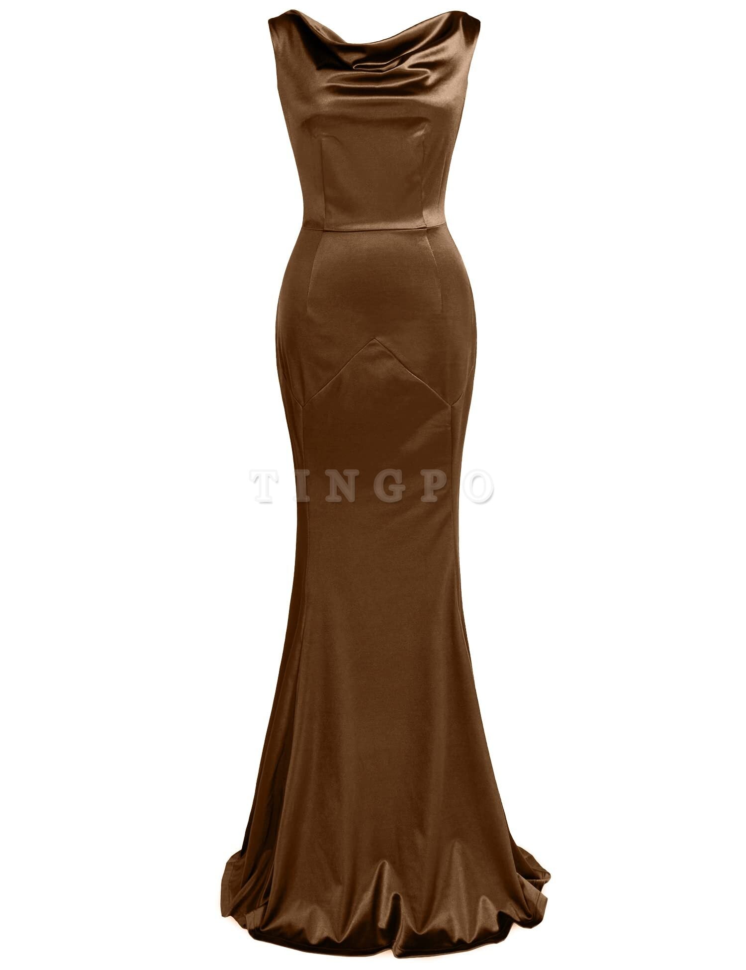 Wholesale Women's 30s Brief Elegant Mermaid Sleeveless Gowns Formal Evening Dress prom dresses shops