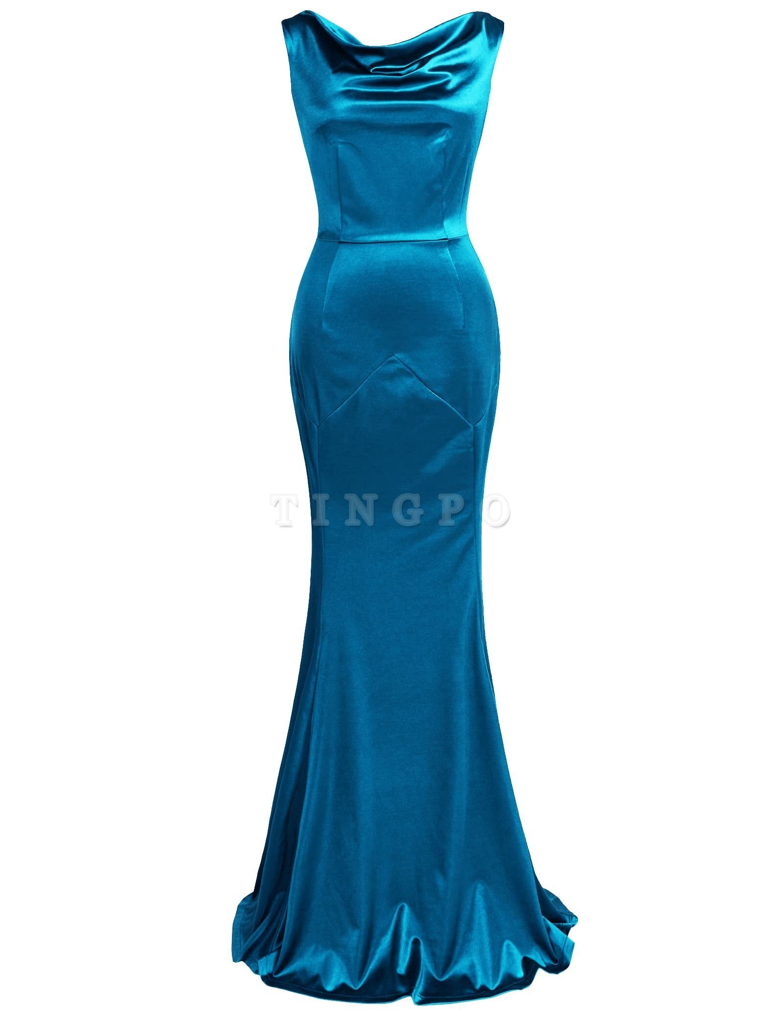 Wholesale Women's 30s Brief Elegant Mermaid Sleeveless Gowns Formal Evening Dress prom dresses shops