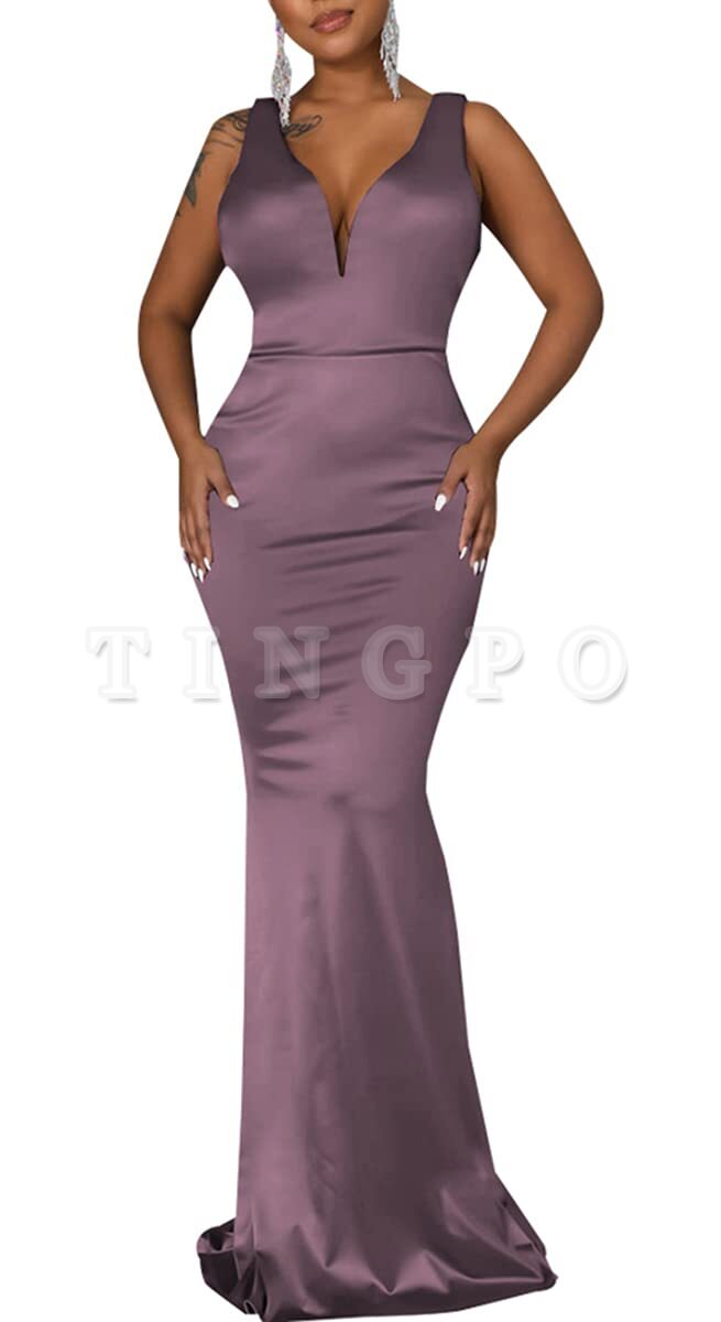 Wholesale Women's Sexy Ruffle Sleeveless One Shoulder Bodycon Dresses Classy Pencil Curvy Party Evening Long Formal Dress prom dresses shops