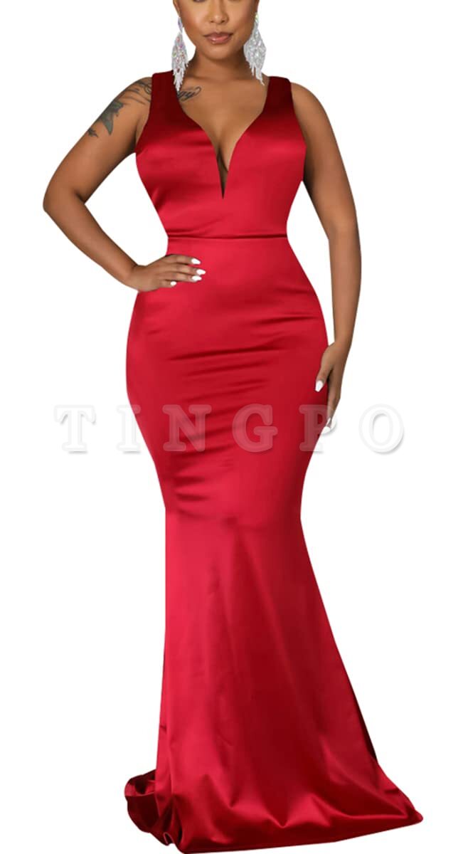 Wholesale Women's Sexy Ruffle Sleeveless One Shoulder Bodycon Dresses Classy Pencil Curvy Party Evening Long Formal Dress prom dresses shops