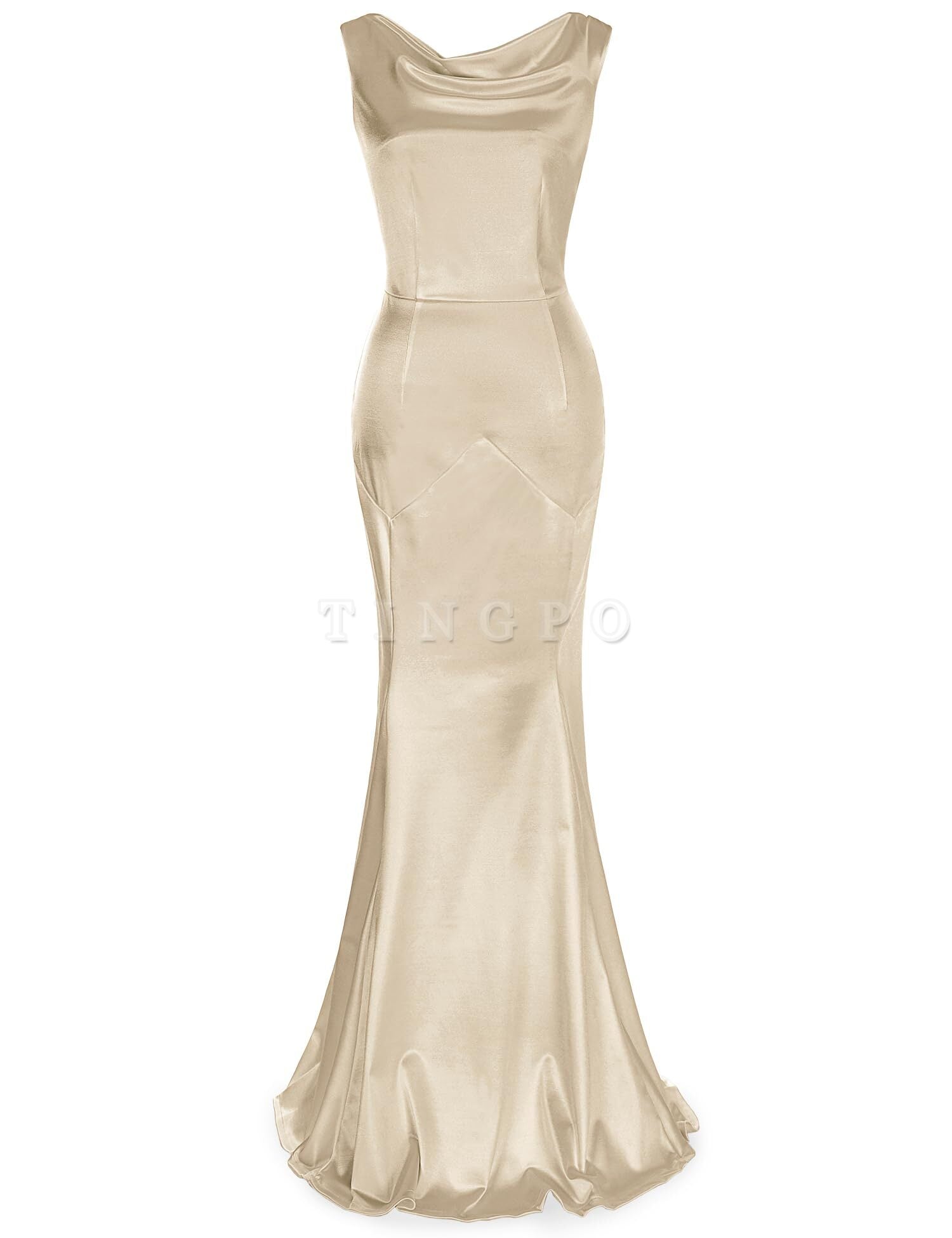 Wholesale Women's 30s Brief Elegant Mermaid Sleeveless Gowns Formal Evening Dress prom dresses shops