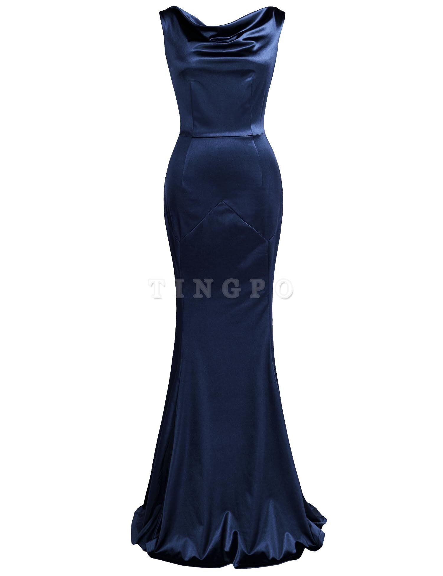 Wholesale Women's 30s Brief Elegant Mermaid Sleeveless Gowns Formal Evening Dress prom dresses shops