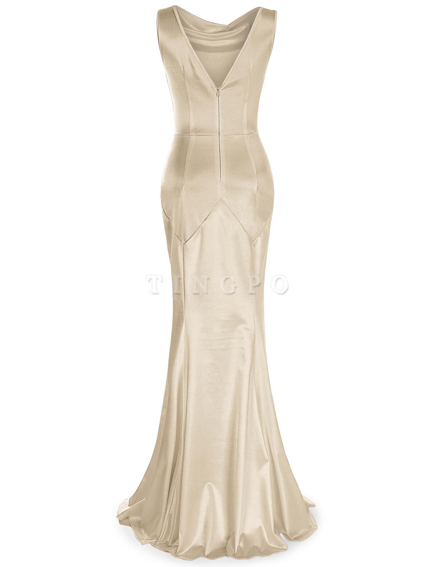 Wholesale Women's 30s Brief Elegant Mermaid Sleeveless Gowns Formal Evening Dress prom dresses shops