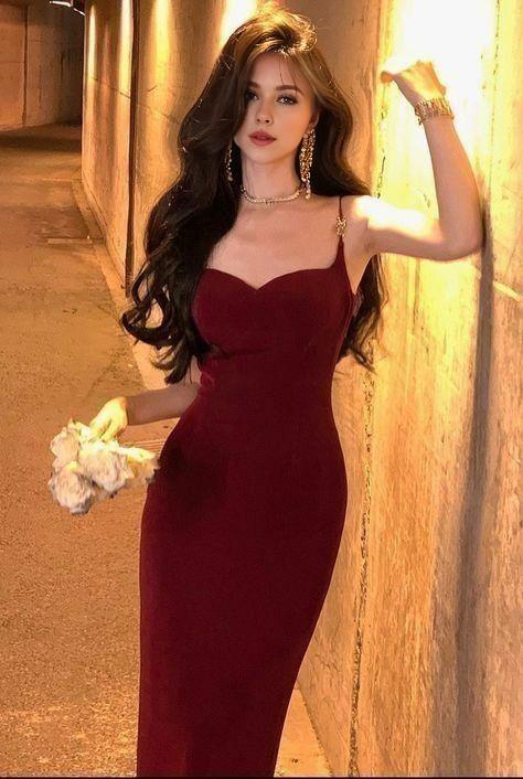 Wholesale Sexy Mermaid Straps Velvet Burgundy Long Prom Dress Evening Dresses formal wear dresses