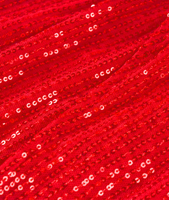 Wholesale Sparkly Red Mermaid Spaghetti Straps Long Beaded Prom Dress With Split