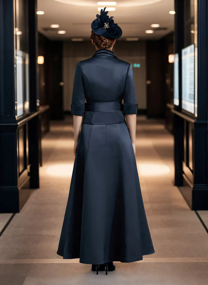 Wholesale A-Line/Princess V-Neck Satin Mother Of The Bride Dresses