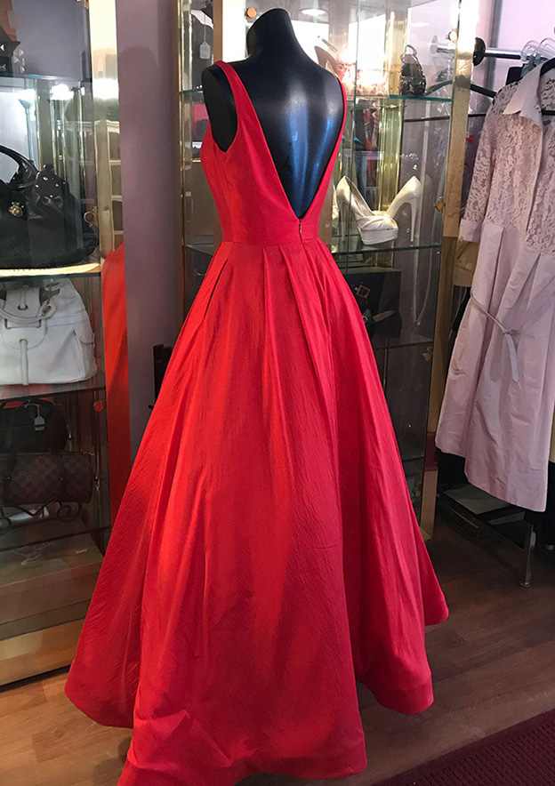 TingPo Wholesale A-line Square Neckline Regular Straps Long/Floor-Length Satin Prom Dress