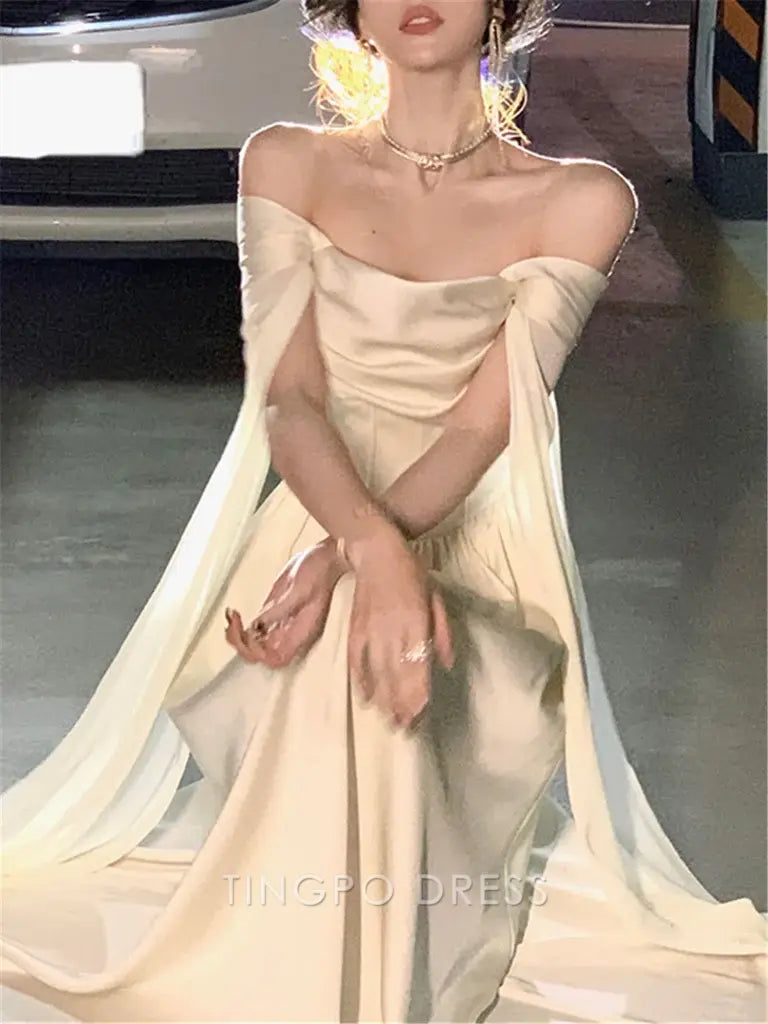 TingPo Wholesale Elegant New Fashion Evening Party Ladies Vestido Vintage Long Prom Dress