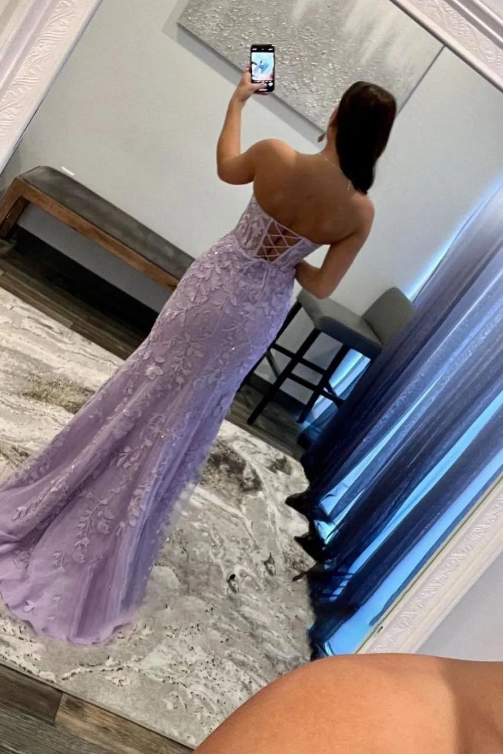 Wholesale Mermaid Sweetheart Prom Dress With Appliques