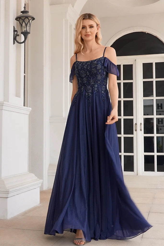 Wholesale New Arrival Sparkly A Line Off The Shoulder Prom/Mother Of The Bride Dresses With Beaded