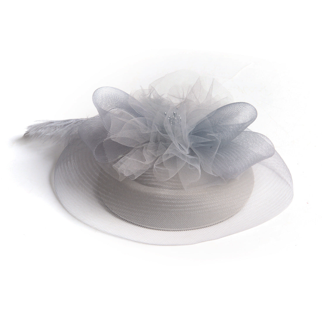 Wholesale Fascinators Headpiece Net Saucer Hat Wedding Horse Race Ladies Day With Floral Flower Headpiece Headwear