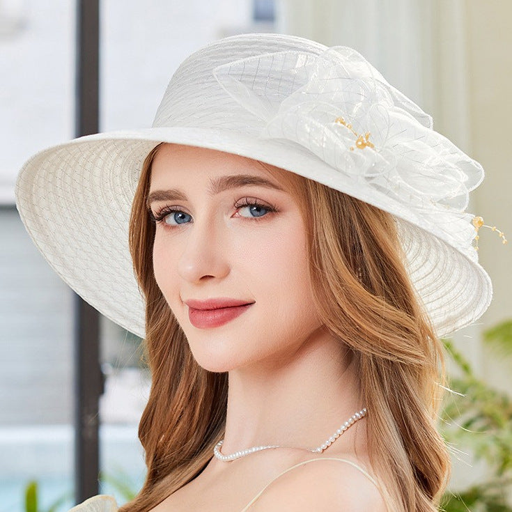 Wholesale Hats Flax Fiber Bowler / Cloche Hat Bucket Hat Sun Hat Wedding Tea Party Elegant Wedding With Feather Bowknot Headpiece Headwear
