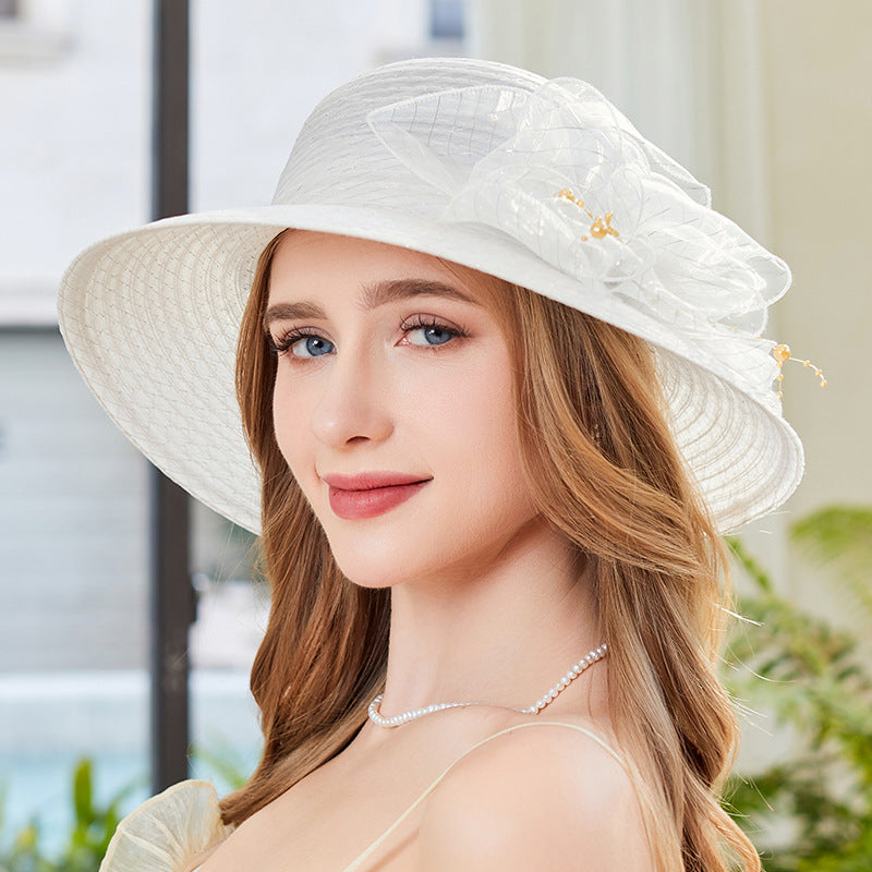 Wholesale Hats Flax Fiber Bowler / Cloche Hat Bucket Hat Sun Hat Wedding Tea Party Elegant Wedding With Feather Bowknot Headpiece Headwear