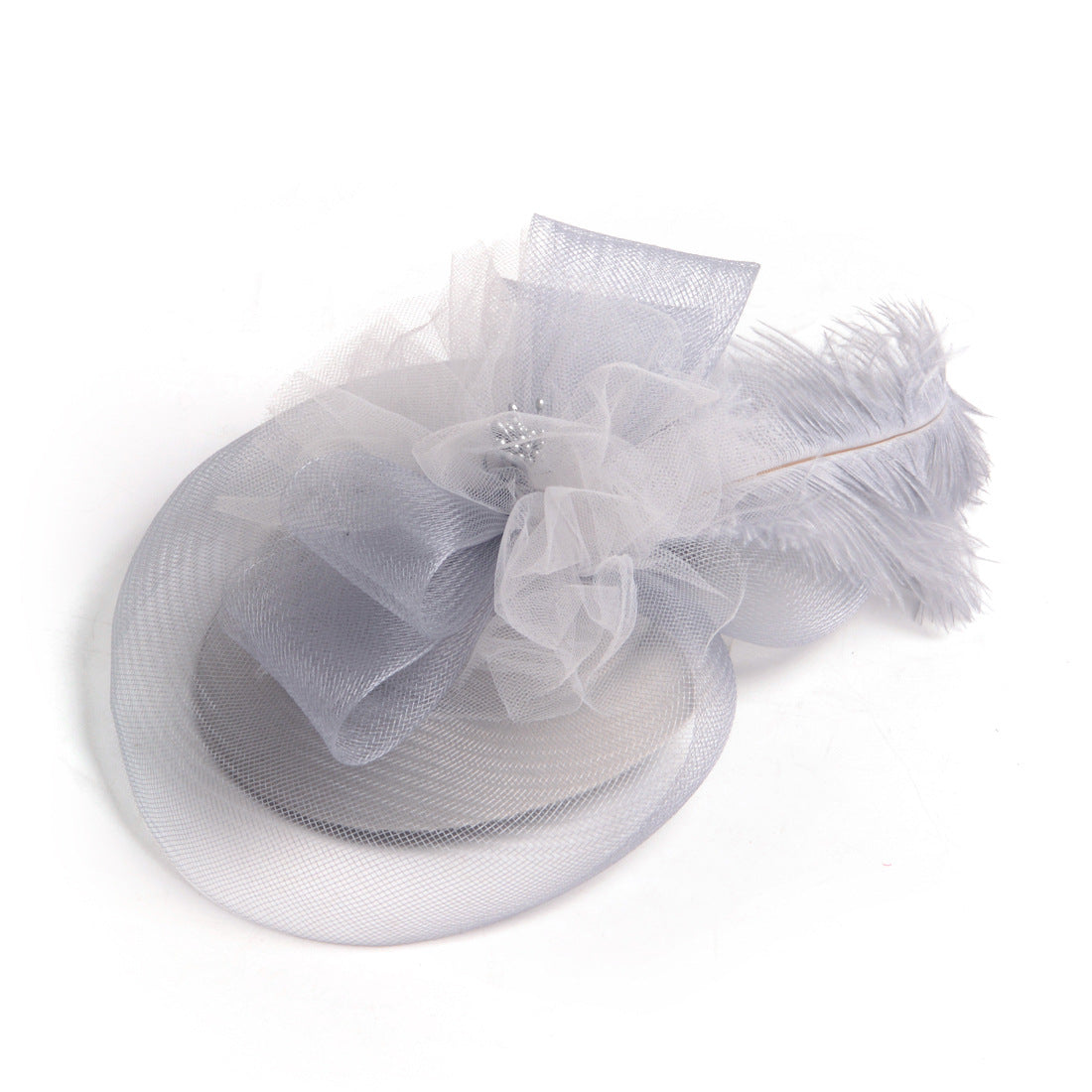 Wholesale Fascinators Headpiece Net Saucer Hat Wedding Horse Race Ladies Day With Floral Flower Headpiece Headwear