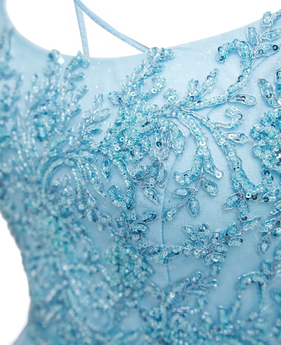 Wholesale Puffy A Line Tulle Spaghetti Straps Beading Homecoming Dresses Short Cocktail Dress for Teens