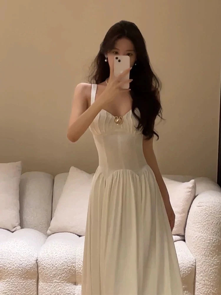 Wholesale Vintage A Line Straps White Backless Evening Dress Prom Dresses formal wear dresses