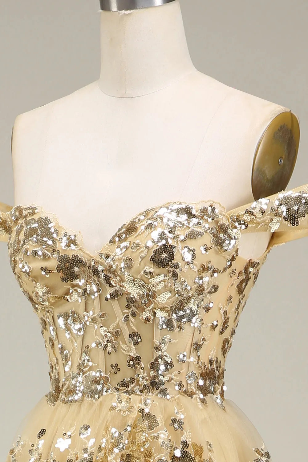 Wholesale Charming A-Line Sweep Train Long Tiered Prom Dress With Split long prom dresses with sleeves