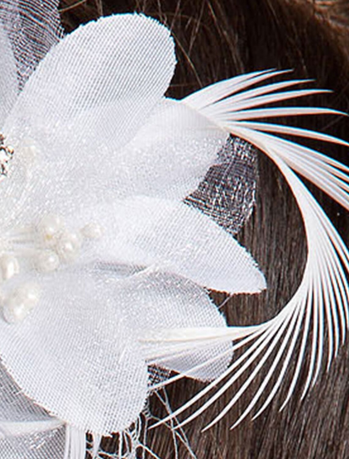 Wholesale Net Blusher Veils / Wedding Fascinators / Headwear with Floral 1pc Special Occasion / Party / Evening / Party / Cocktail Headpiece