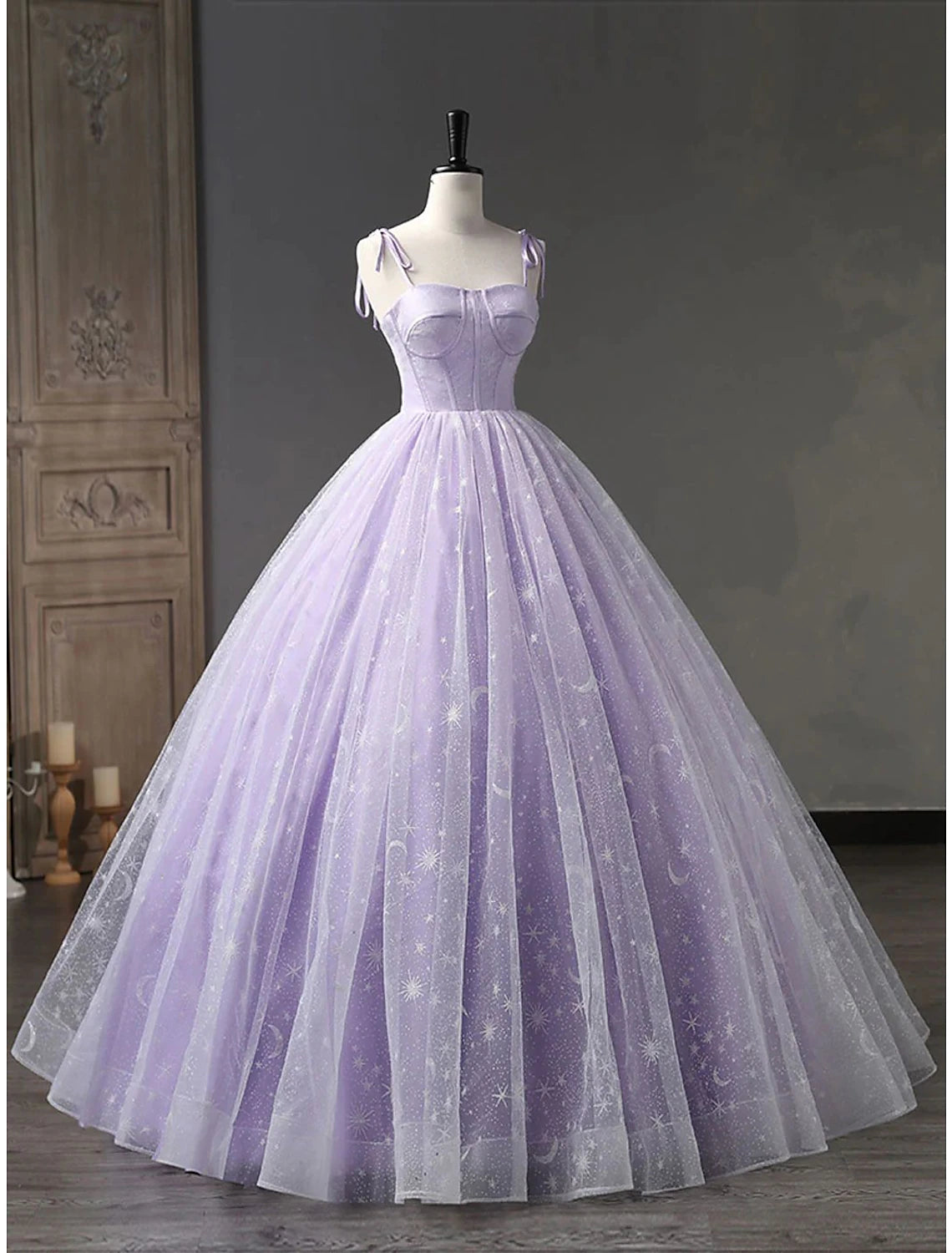 Wholesale  Ball Gown Prom Dresses Minimalist Dress Formal Wedding Party Floor Length Sleeveless Spaghetti Strap Tulle Backless with Pleats Strappy