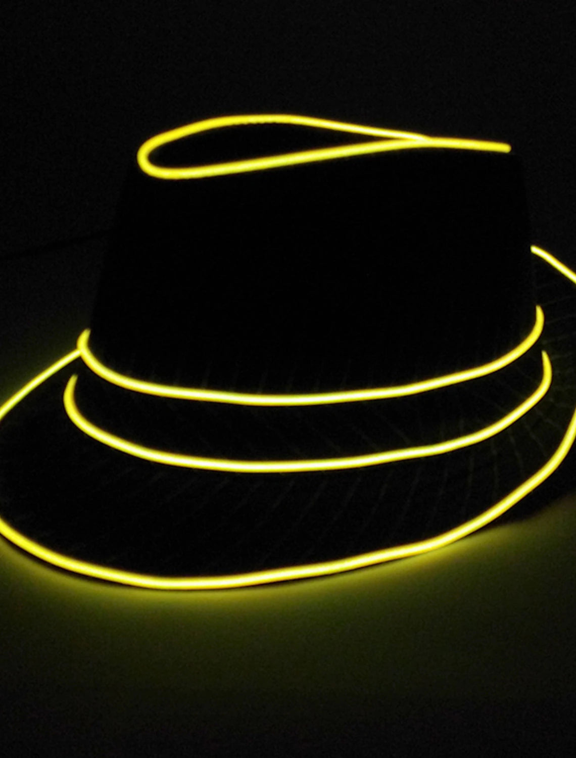 Wholesale Luminous Hat Gentleman Performance Hat LED Glow Top Hat Party Gift Birthday Wedding Costume Christmas Halloween Supplies