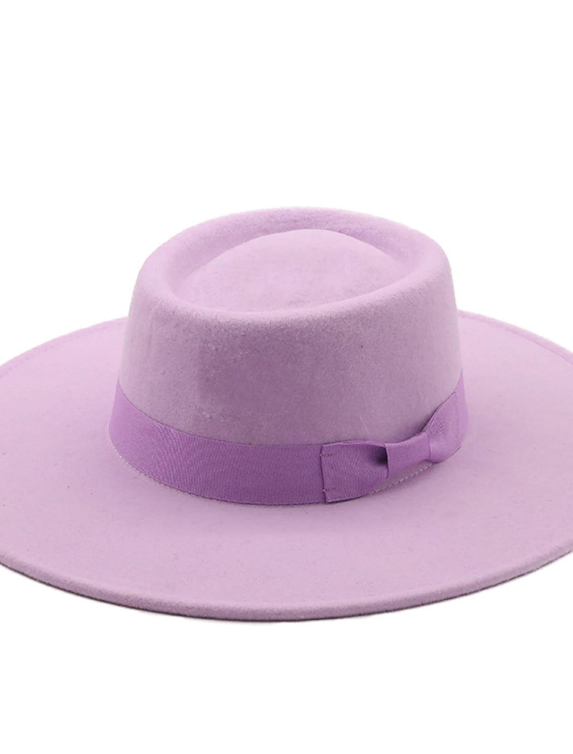 Wholesale Hats Flannel Bucket Hat Party / Evening Holiday Kentucky Derby Melbourne Cup Cocktail Simple Solid Color With Bowknot Headpiece Headwear