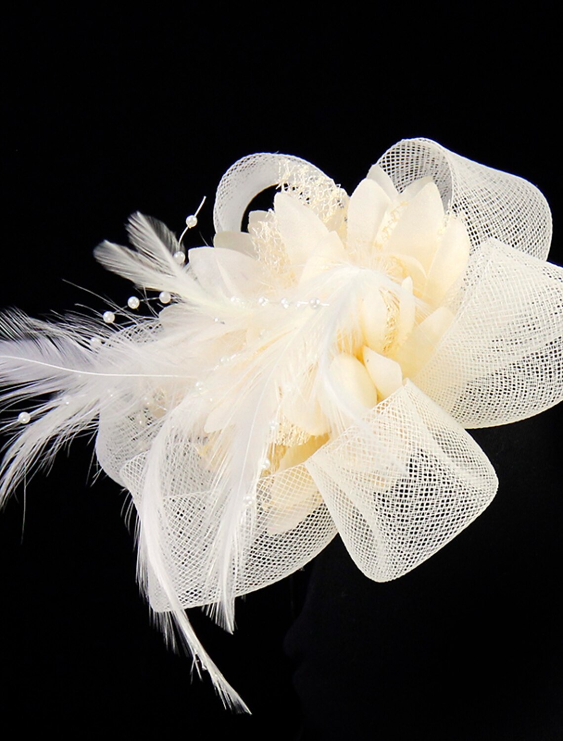 Wholesale Tulle / Feather / Net Headbands / Fascinators / Hats with 1 Piece Wedding / Special Occasion / Tea Party Headpiece