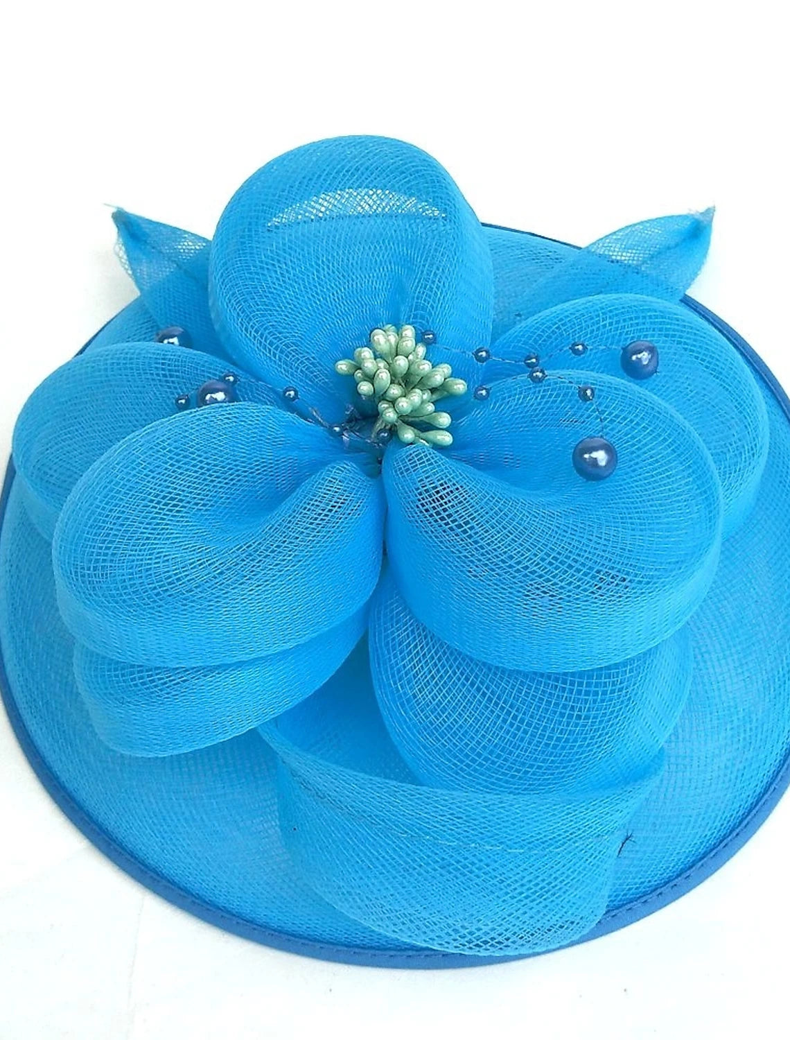 Wholesale Net Fascinators Kentucky Derby Hat/ Birdcage Veils with 1 Piece Wedding / Special Occasion / Tea Party Headpiece