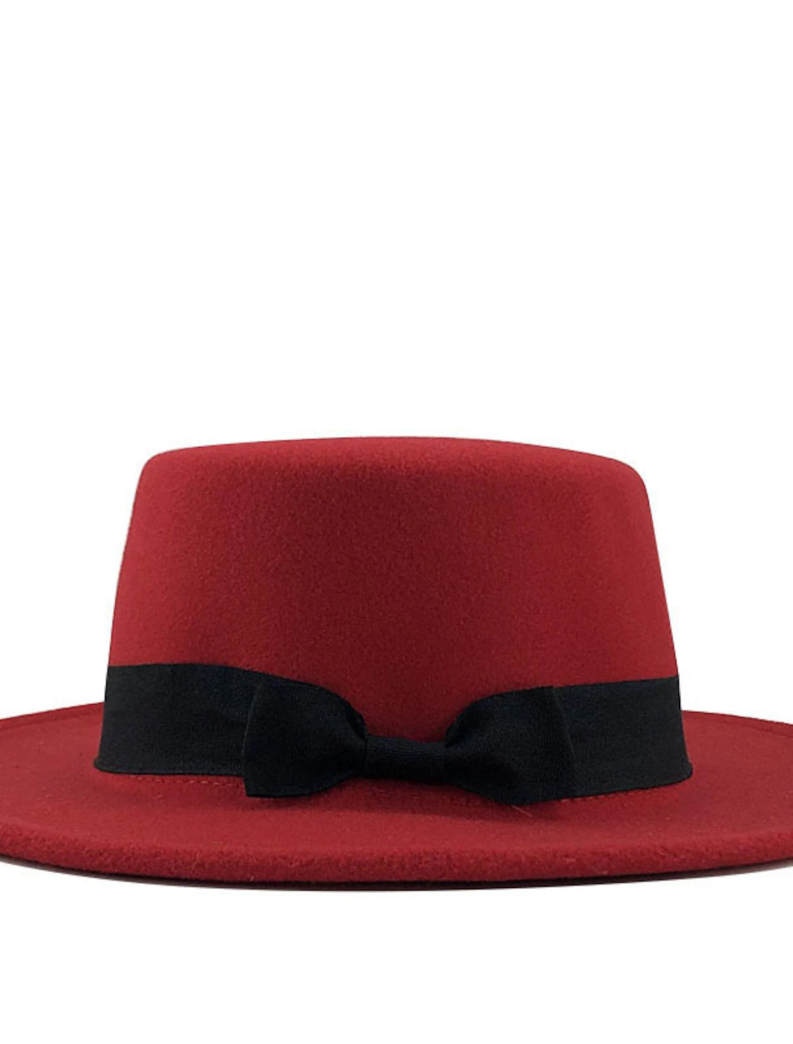 Wholesale Hats Wool Fedora Hat Holiday Horse Race St.Patrick's Day Cocktail Royal Astcot Elegant Lady With Bowknot Headpiece Headwear