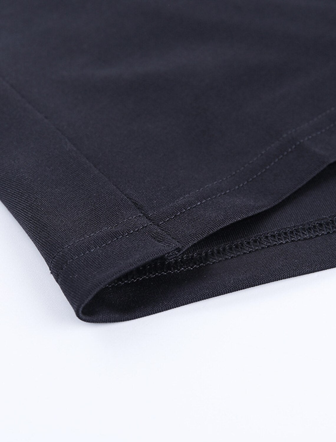 Wholesale Sheath / Column Cocktail Dresses Black Dress Homecoming Cocktail Party Short / Mini Long Sleeve High Neck Spandex with Lace Insert Pure Color