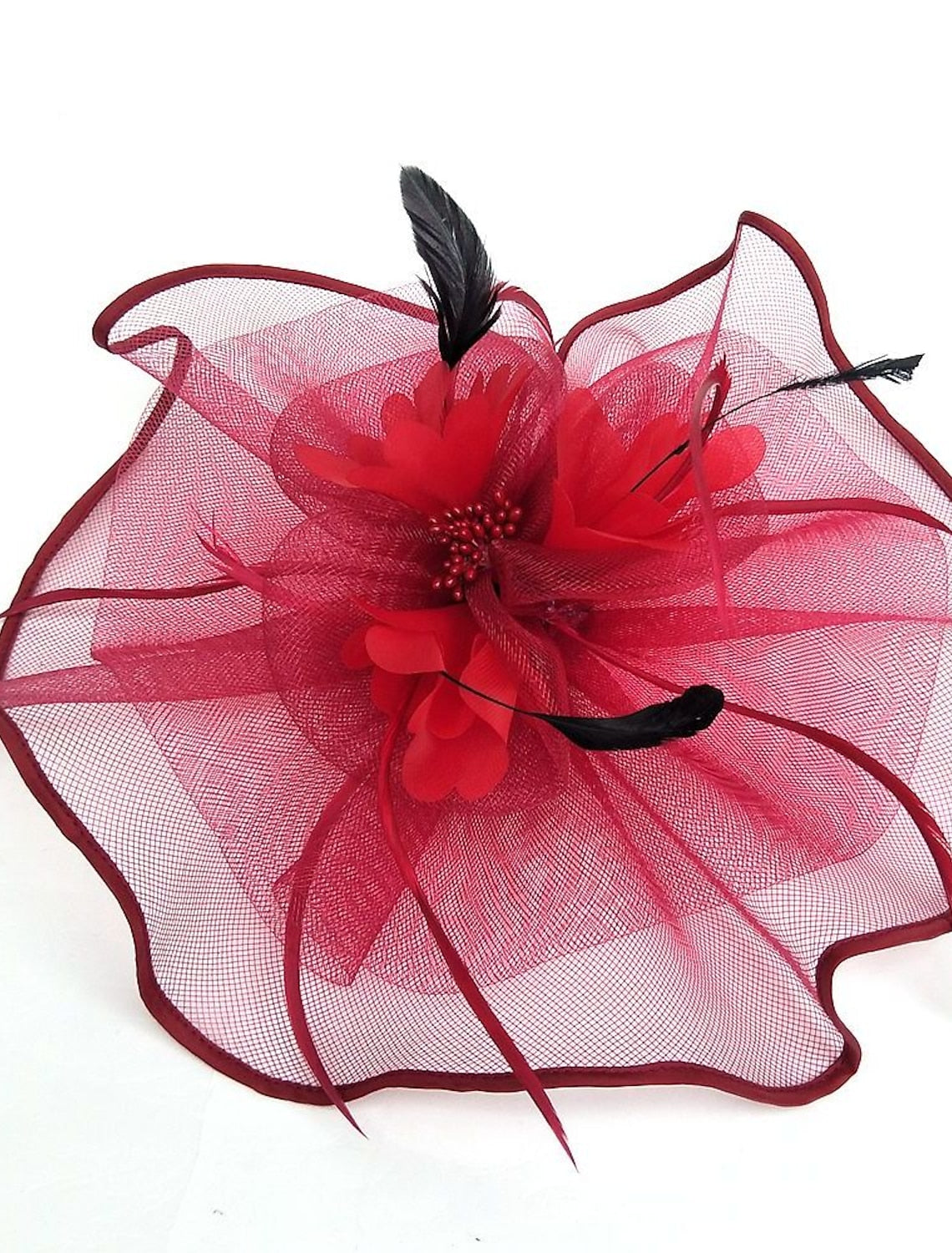 Wholesale Tulle / Feather / Net Kentucky Derby Hat / Fascinators / Hats with 1 Piece Wedding / Special Occasion / Tea Party Headpiece