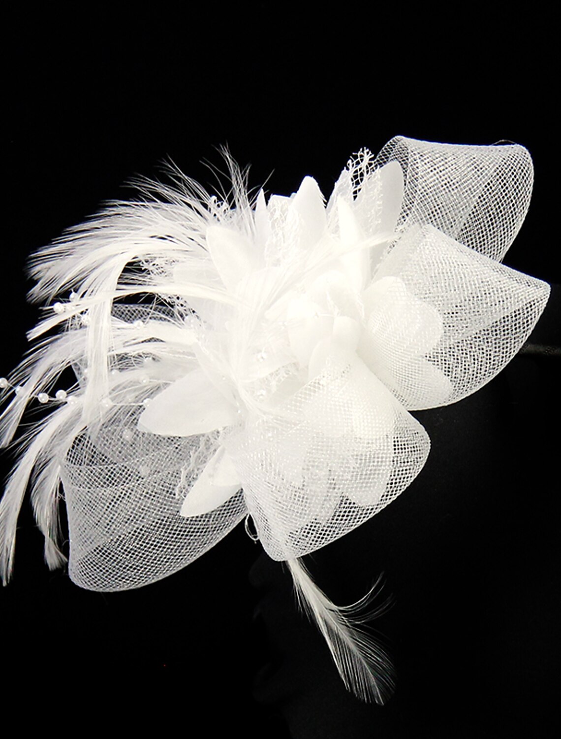 Wholesale Tulle / Feather / Net Headbands / Fascinators / Hats with 1 Piece Wedding / Special Occasion / Tea Party Headpiece