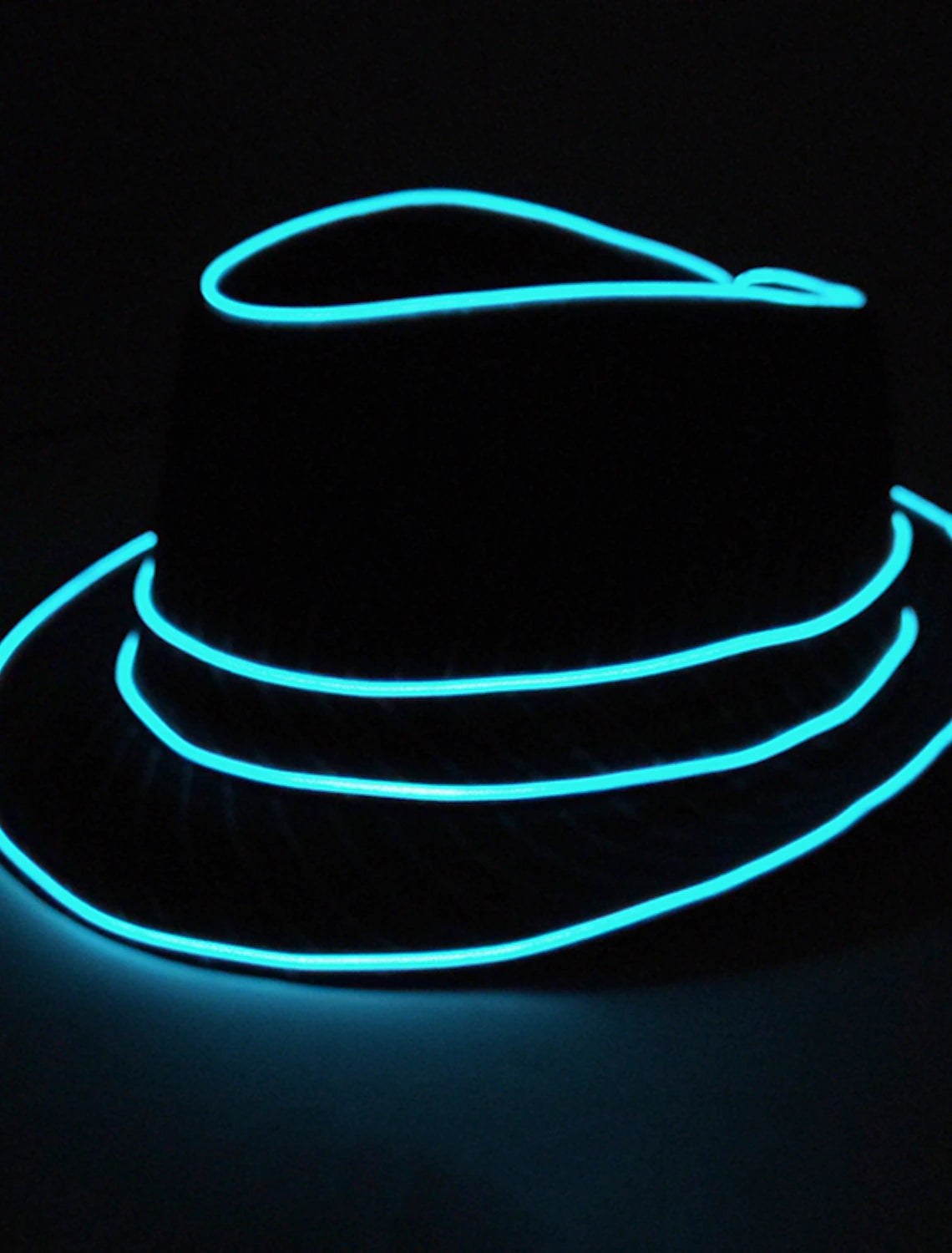 Wholesale Luminous Hat Gentleman Performance Hat LED Glow Top Hat Party Gift Birthday Wedding Costume Christmas Halloween Supplies
