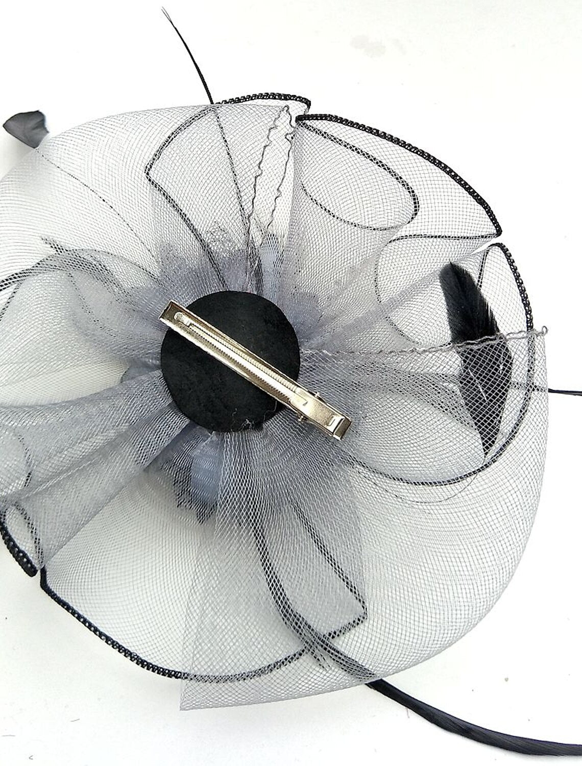 Wholesale Tulle / Feather / Net Fascinators Kentucky Derby Hat/ Headwear with Floral 1PC Wedding / Special Occasion / Horse Race Headpiece