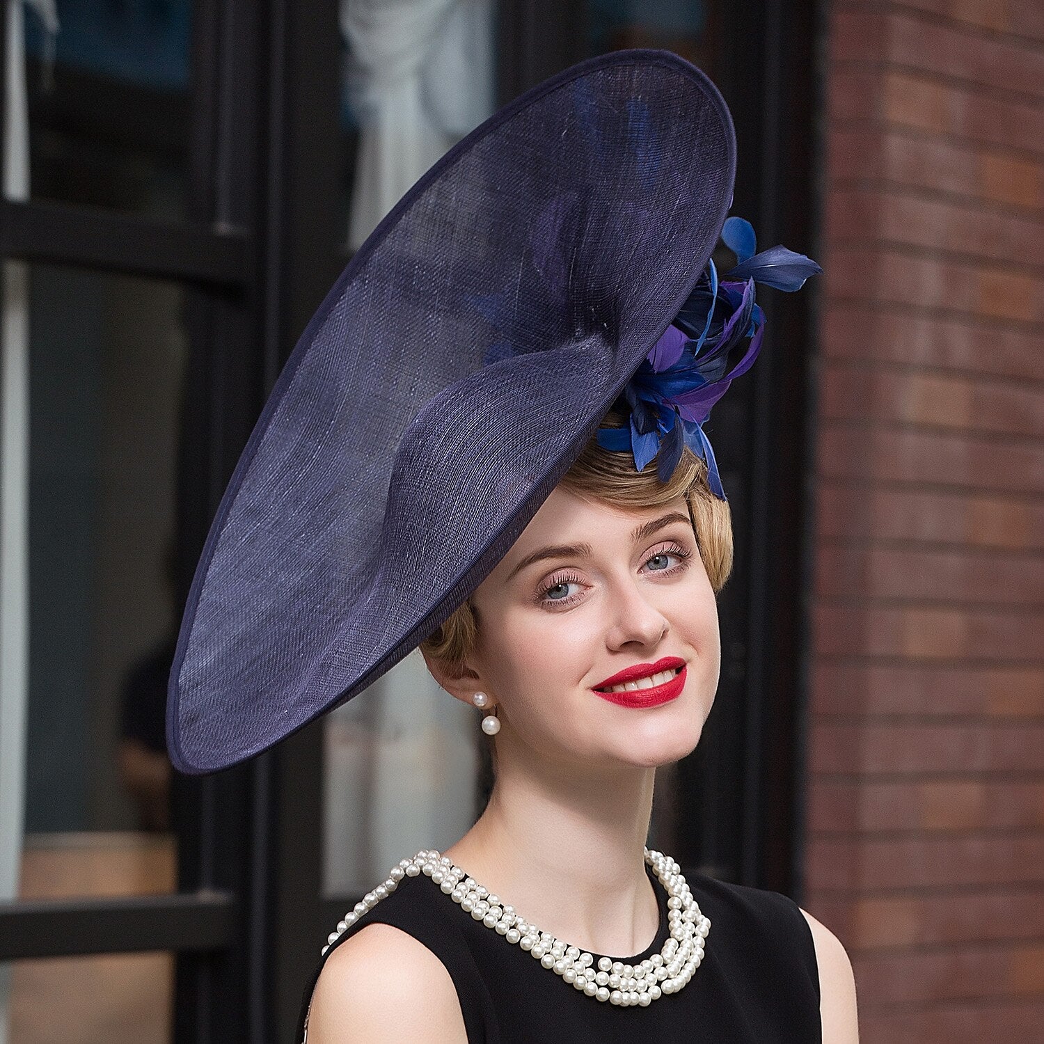 Wholesale Fascinators Kentucky Derby Hat Flax Top Hat Sinamay Hat Wedding Casual Melbourne Cup Elegant Romantic British With Flower Headpiece Headwear