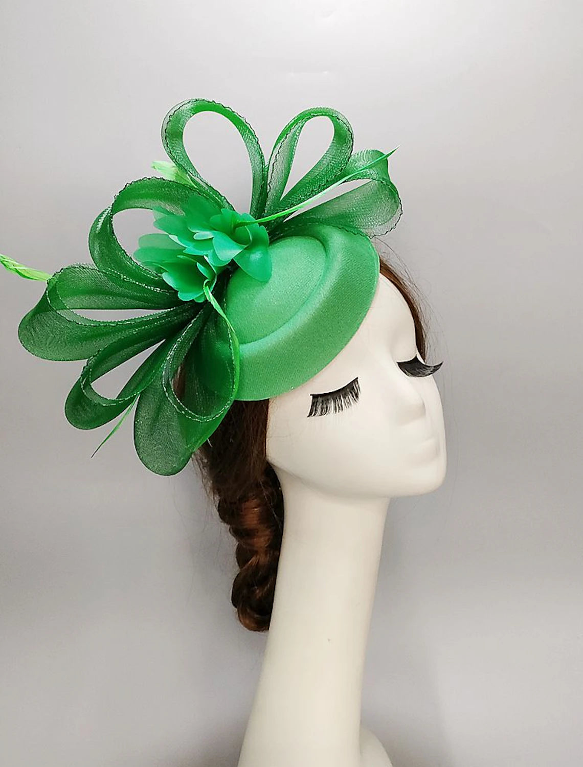 Wholesale Fascinators Kentucky Derby Hat Feathers Net Pillbox Hat Ladies Day Melbourne Cup Cocktail Royal Astcot Headpieces With Feather Cap Headpiece Headwear