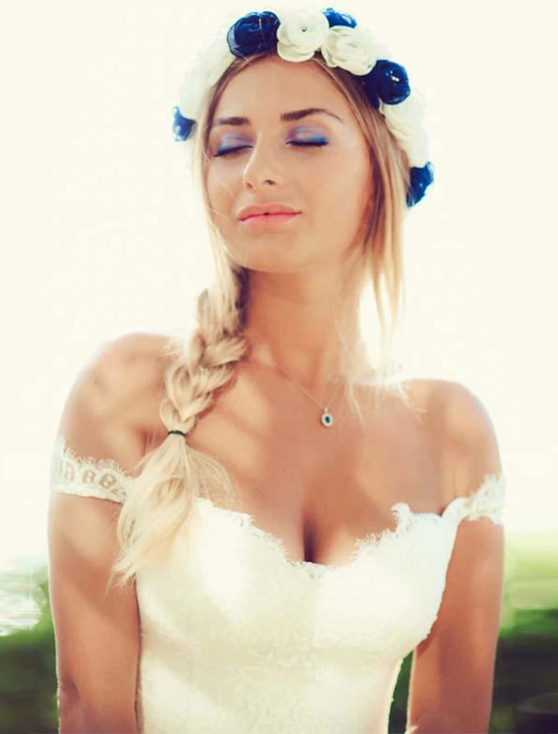 Wholesale  Beach Sexy Boho Wedding Dresses A-Line Off Shoulder Cap Sleeve Court Train Chiffon Bridal Gowns With Split Front Solid