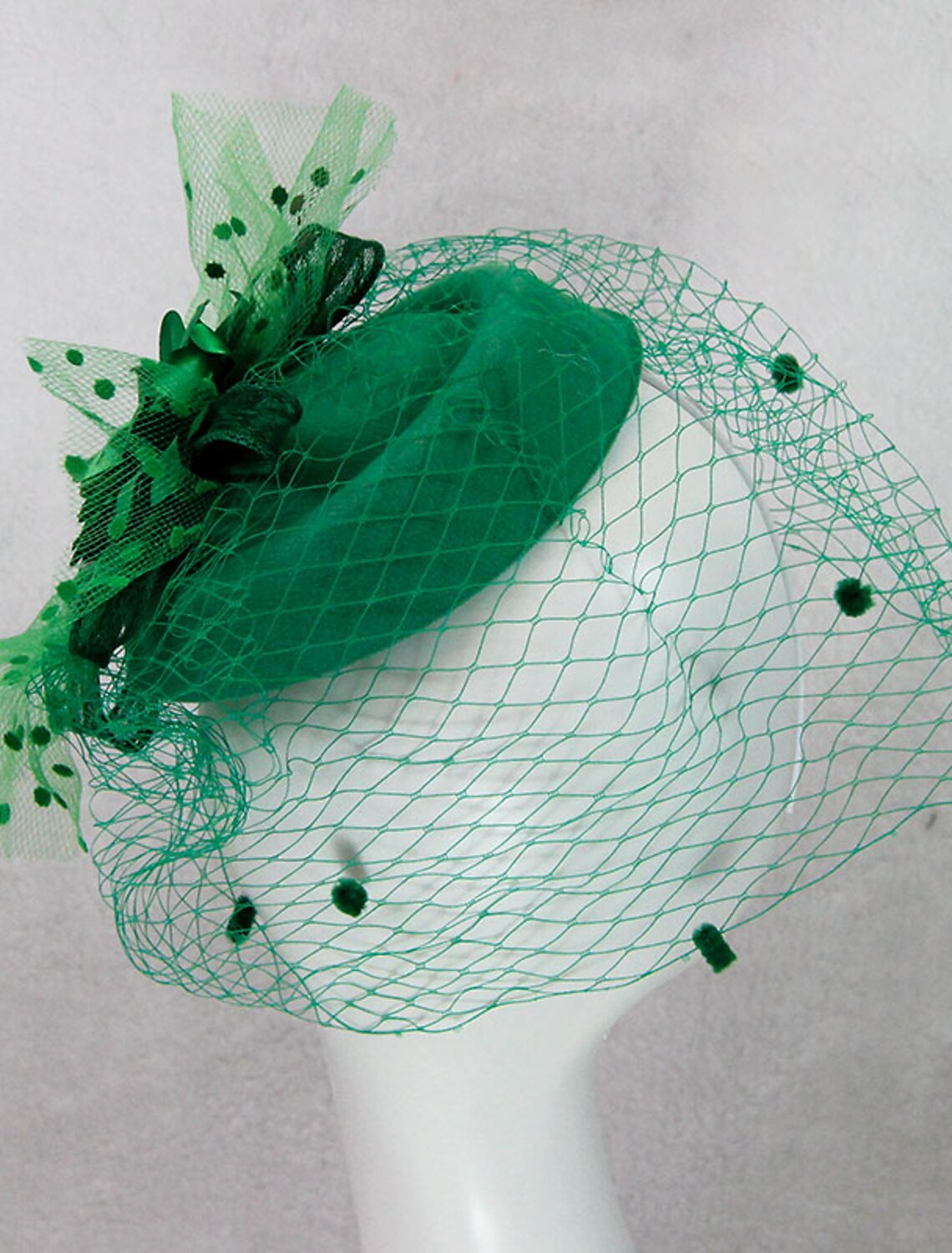 Wholesale Fascinators Kentucky Derby Hat Headwear Headpiece Net Veil Hat Wedding Ladies Day Cocktail Royal Astcot With Cap Floral Headpiece Headwear