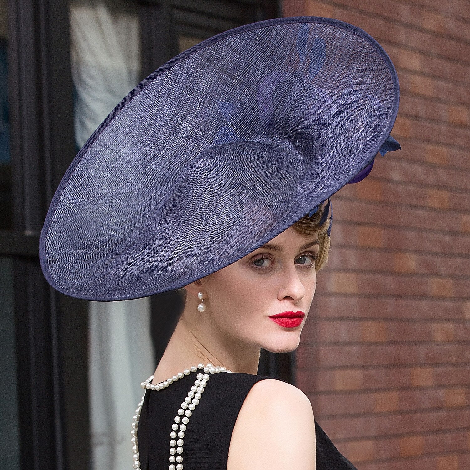 Wholesale Fascinators Kentucky Derby Hat Flax Top Hat Sinamay Hat Wedding Casual Melbourne Cup Elegant Romantic British With Flower Headpiece Headwear