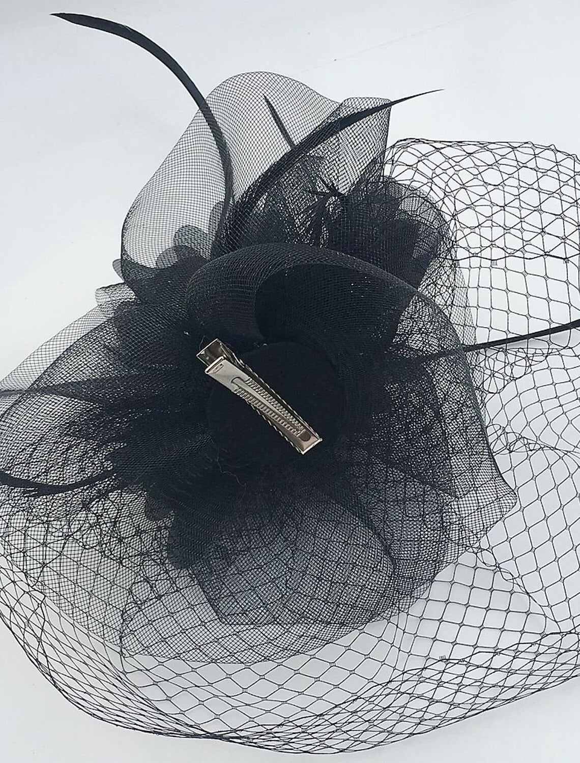 Wholesale Tulle / Feather / Net Fascinators Kentucky Derby Hat / Headwear / Birdcage Veils with Floral 1PC Wedding / Special Occasion / Casual Headpiece