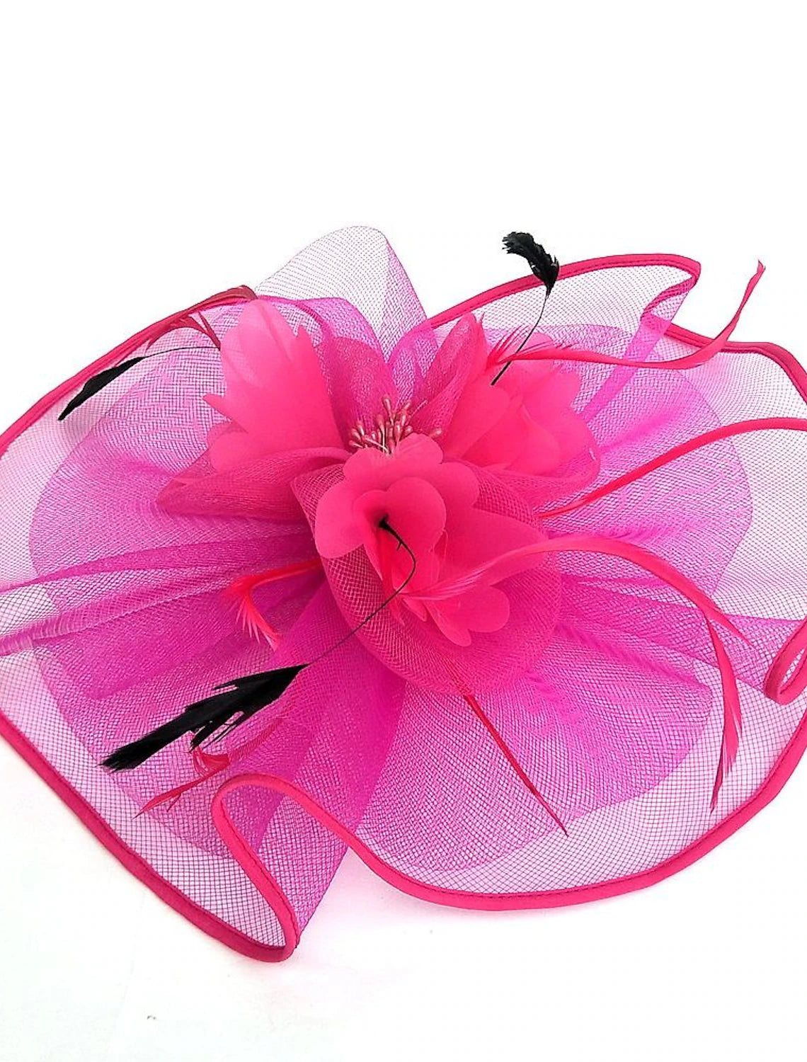 Wholesale Tulle / Feather / Net Kentucky Derby Hat / Fascinators / Hats with 1 Piece Wedding / Special Occasion / Tea Party Headpiece