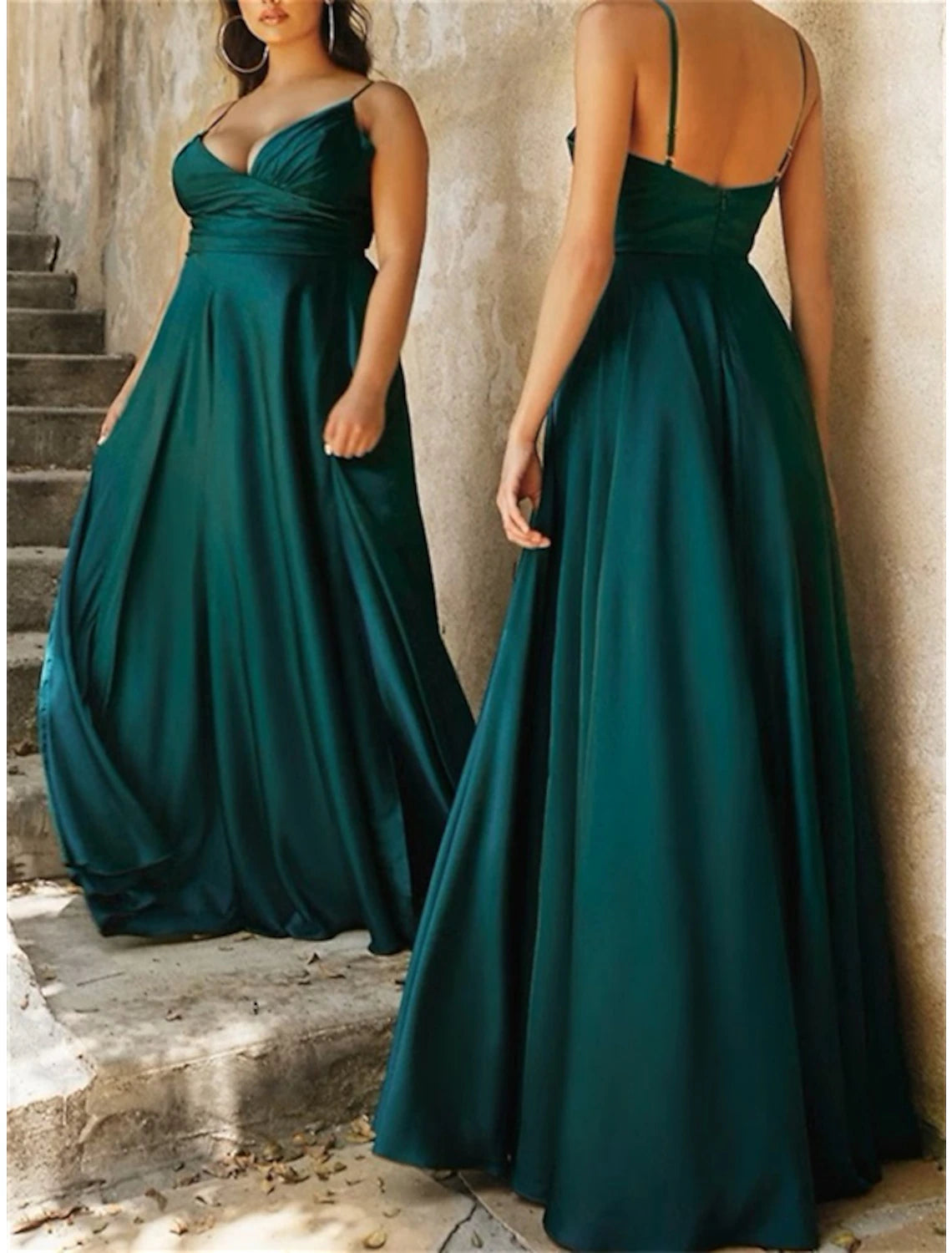 Wholesale Mermaid / Trumpet Bridesmaid Dress One Shoulder Sleeveless Pink Floor Length Chiffon with Split Front / Ruching