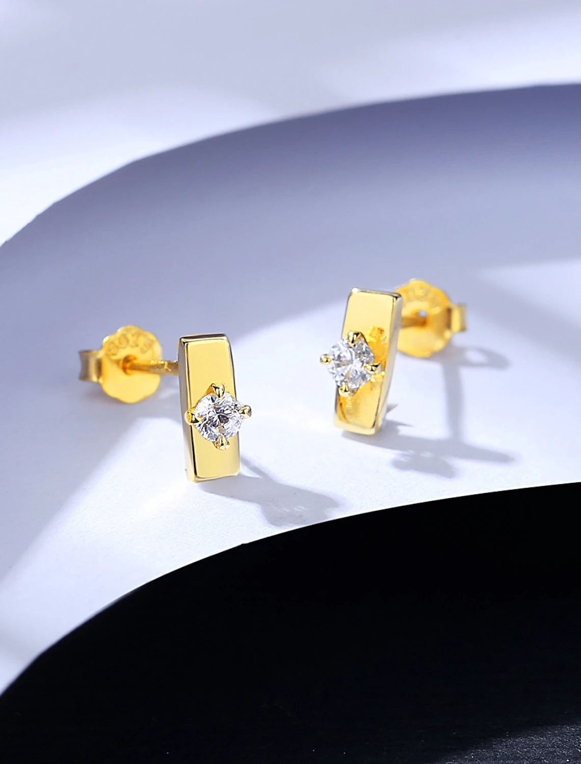 Wholesale Women's Stud Earrings Fine Jewelry Classic Precious Cute Stylish S925 Sterling Silver Earrings Jewelry Silver For Wedding Party 1 Pair