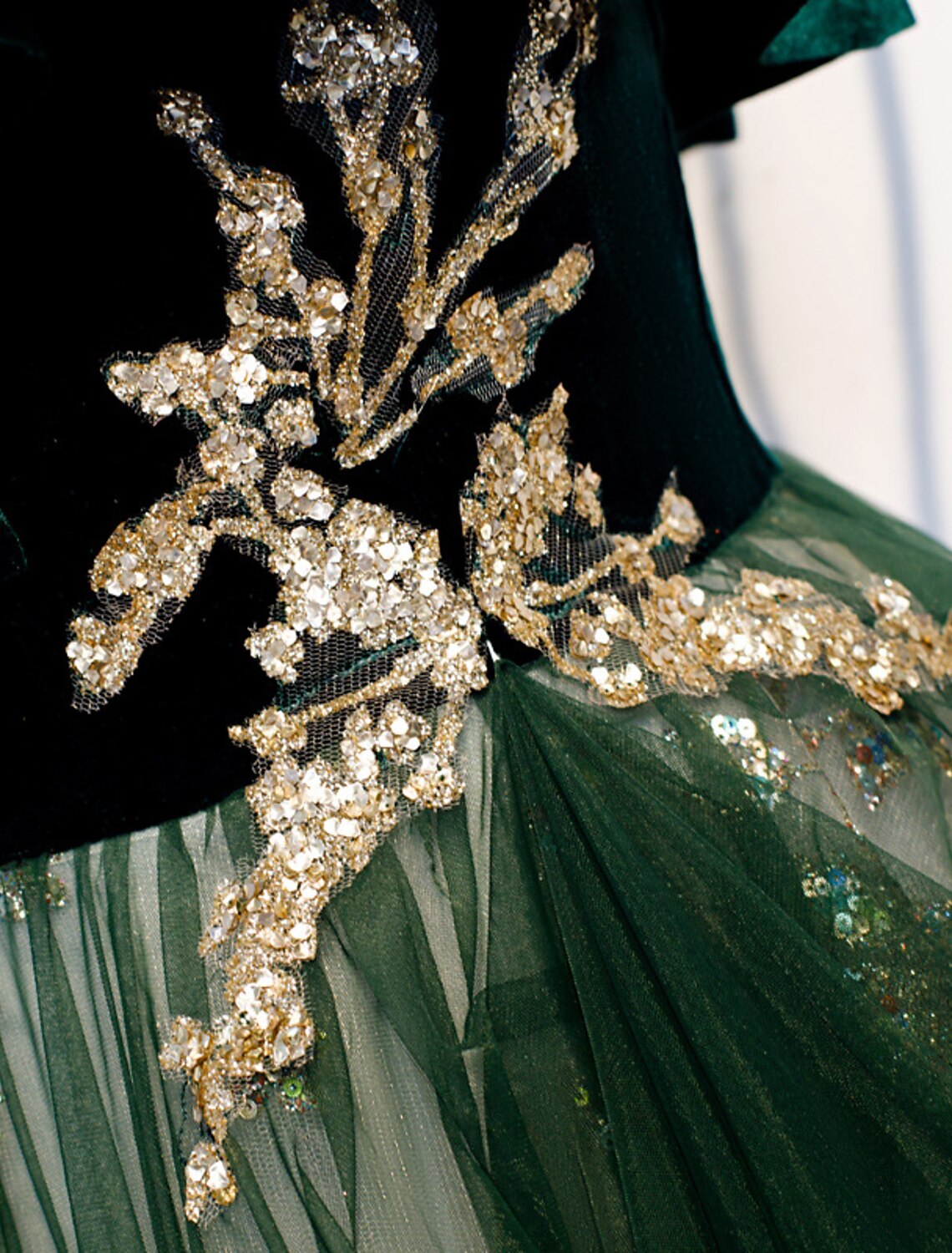 Wholesale  A-Line Glittering Luxurious Engagement Formal Evening Dress Spaghetti Strap Sleeveless Floor Length Organza with Sequin