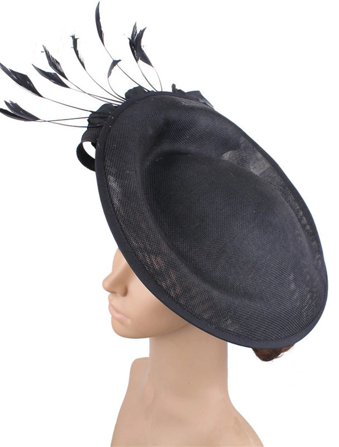 Wholesale Fascinators Sinamay Wedding Kentucky Derby Cocktail Royal Astcot Fashion Bridal With Feather Floral Headpiece Headwear