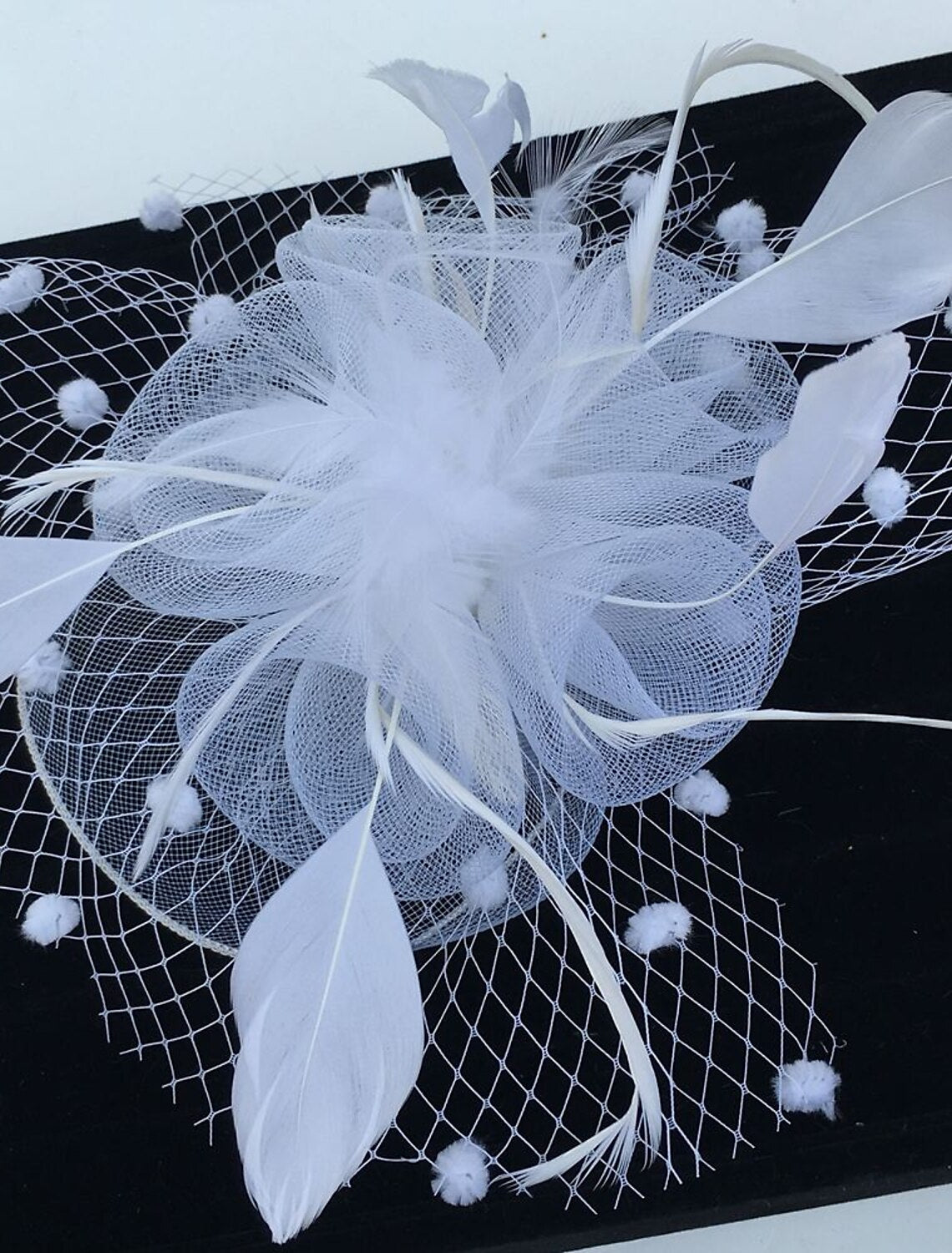 Wholesale Feather / Net Fascinators Kentucky Derby Hat / Birdcage Veils with 1 Piece Wedding / Party / Evening / Ladies Day Headpiece