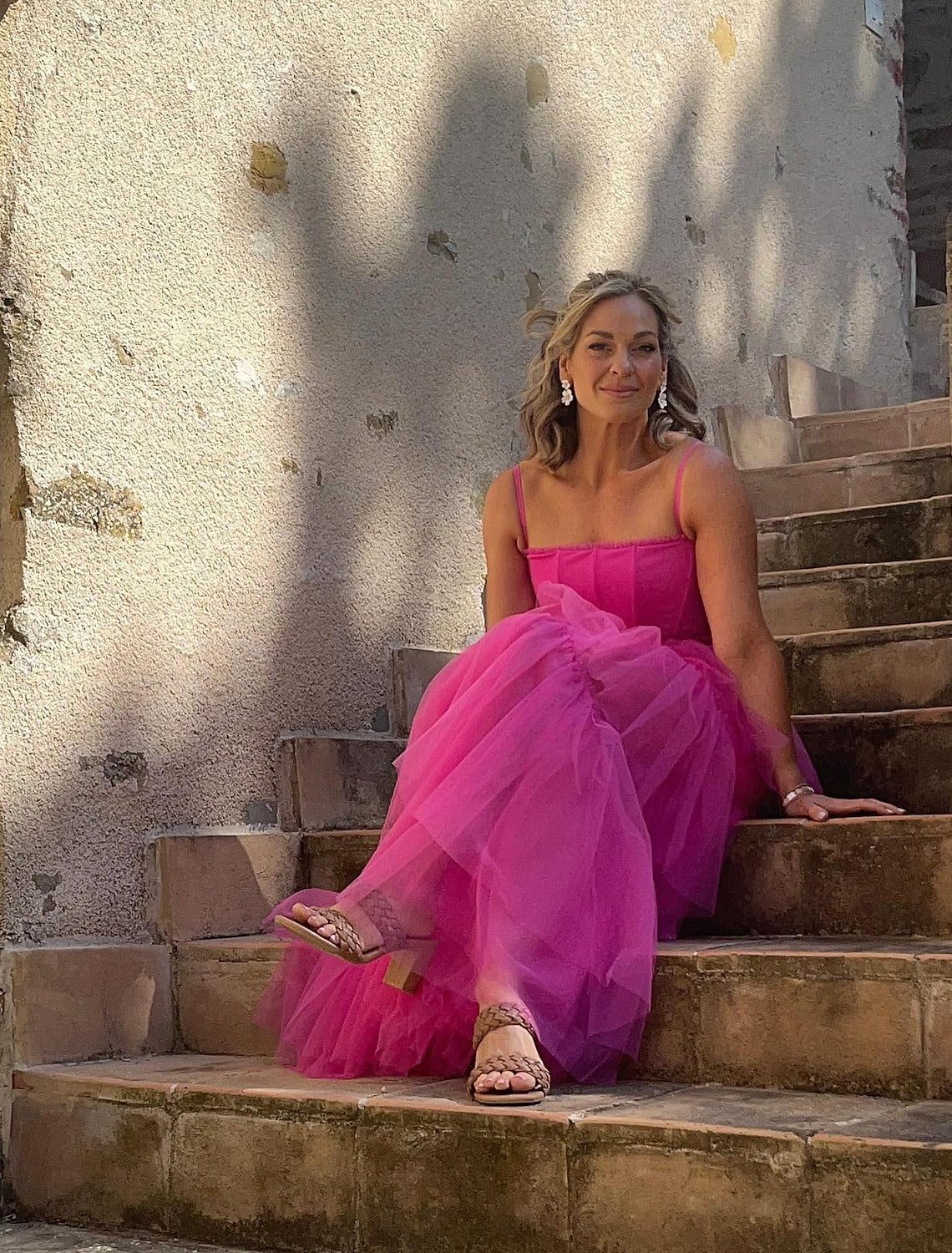 Wholesale Ball Gown Prom Dresses Elegant Dress Formal Prom Floor Length Sleeveless Spaghetti Strap Tulle with Ruched