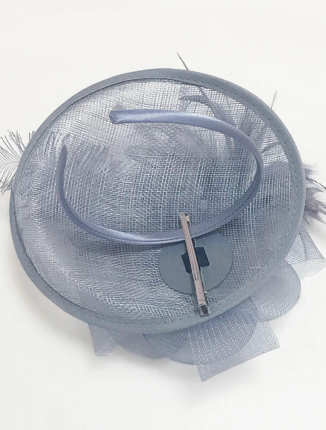 Wholesale Feather / Net Fascinators Kentucky Derby Hat / Flowers / Headwear with Floral 1PC Special Occasion / Horse Race / Ladies Day Headpiece
